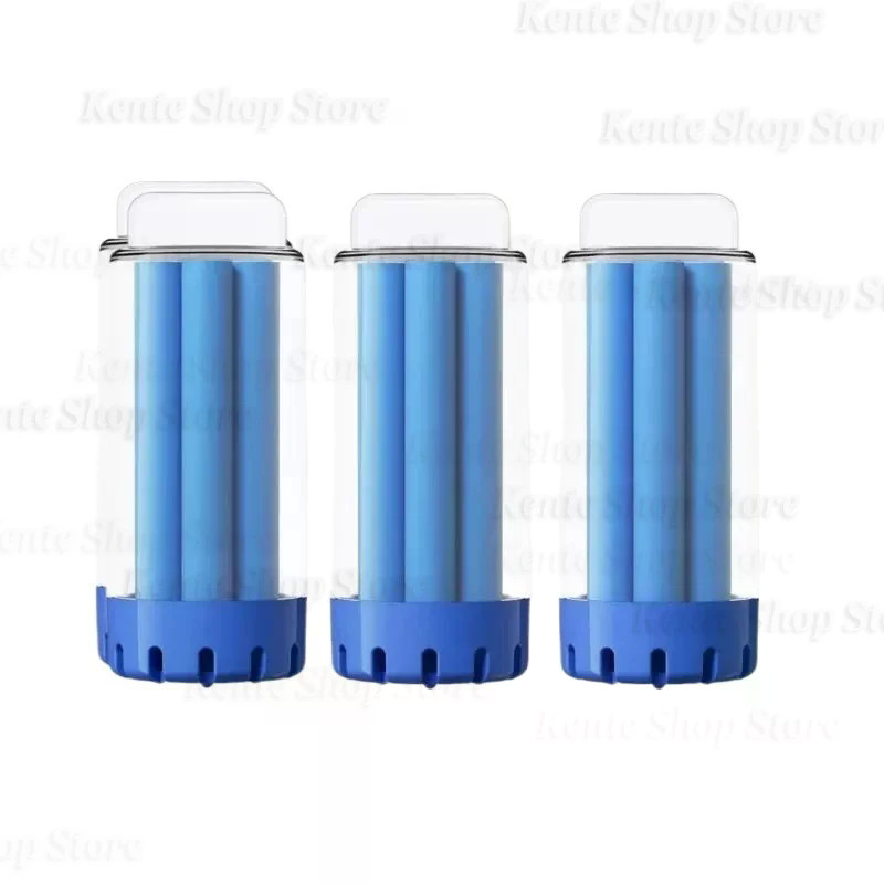 3 ชิ้น N30 Omni Solid ผงซักฟอกสําหรับ Ecovacs DEEBOT N30 OMNI/N30 PRO Omni DSC060002 Blue, Robot Vac