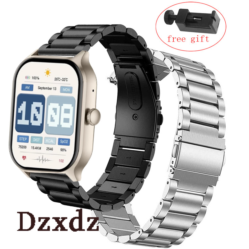 COLMI P77 สมาร์ทนาฬิกาโลหะสแตนเลสสําหรับ COLMI P77 สายรัดข้อมือสร้อยข้อมืออุปกรณ์เสริม