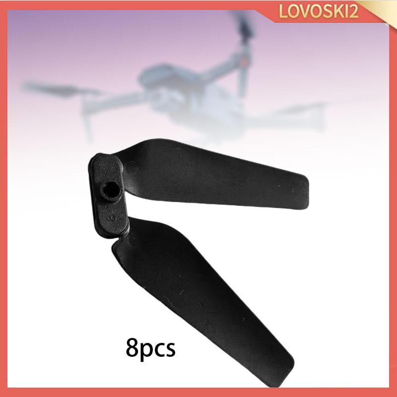 [Lovoski2] อะไหล่ใบพัดพับ 8 ชิ้นสําหรับอุปกรณ์เสริม DIY เครื่องบิน E88Pro E88