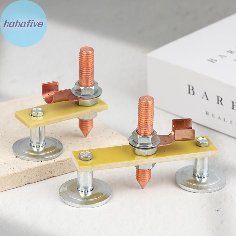 HAHA 1 PC เชื่อมแม่เหล็กเชื่อม Ground Clamp Holder Fixture Strong เครื่องเชื่อมแผ่นโลหะซ่อมเครื่อง Ground Wire Clamp TH - รูปที่ 5