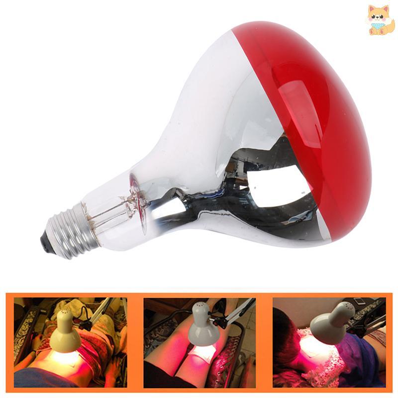 [VI] 220V 275W หลอดไฟอินฟราเรดใช้สําหรับโคมไฟทําความร้อนอินฟราเรด Full Knee Joint Pain Relief โคมไฟกายภาพบําบัด TH