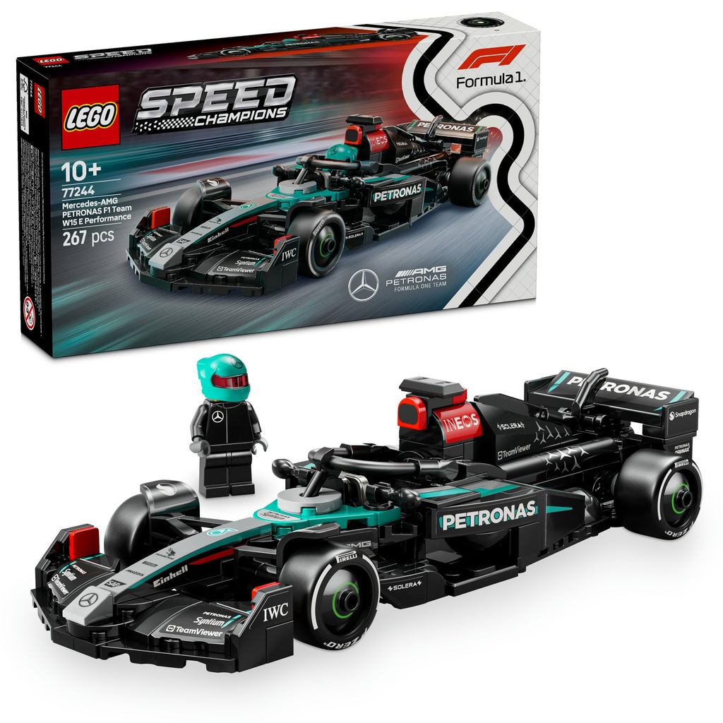 LEGO Speed Champions Ferrari SF-24 F1(R) Race Car Toy 77242  
LEGO Speed Champions MoneyGram Haas F1