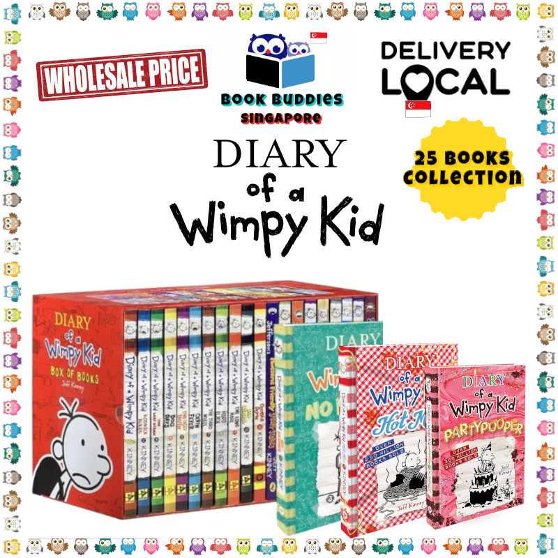 ไดอารี่ของ Wimpy Kid by Jeff Kinney (25 เล่ม)