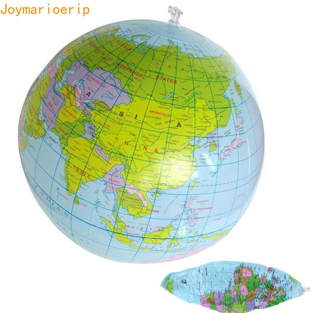MIRAGE Globe English Kids Blow Up Geographing Beach Ball PVC การศึกษา 40 ซม. แผนที่โลก
