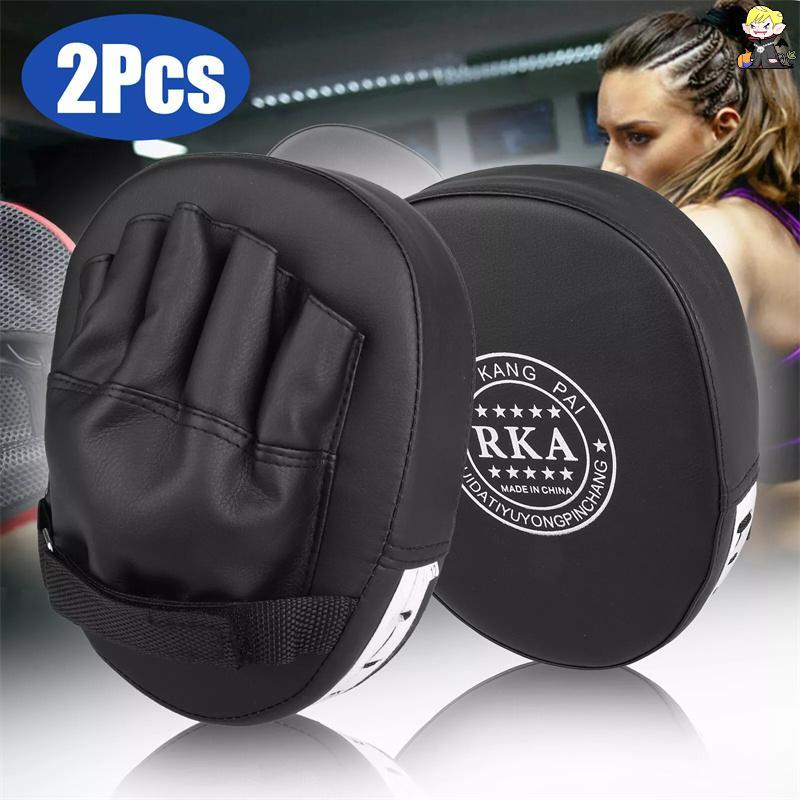 2 ชิ้น/ล็อต นวมชกมวย Pad Punch ทำจากPU สินค้าฟรีต่อสู้สำหรับการฝึกอบรมผู้ใหญ่และเด็ก