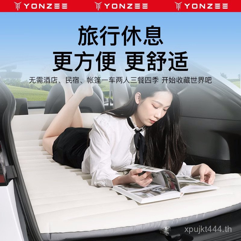 Tesla Sleeping Car 3YZ Ya ที่นอนเหมาะสําหรับ ModelY Trunk Mat Camping ด้านหลัง/มือเครื่องมือรถ UUOZ
