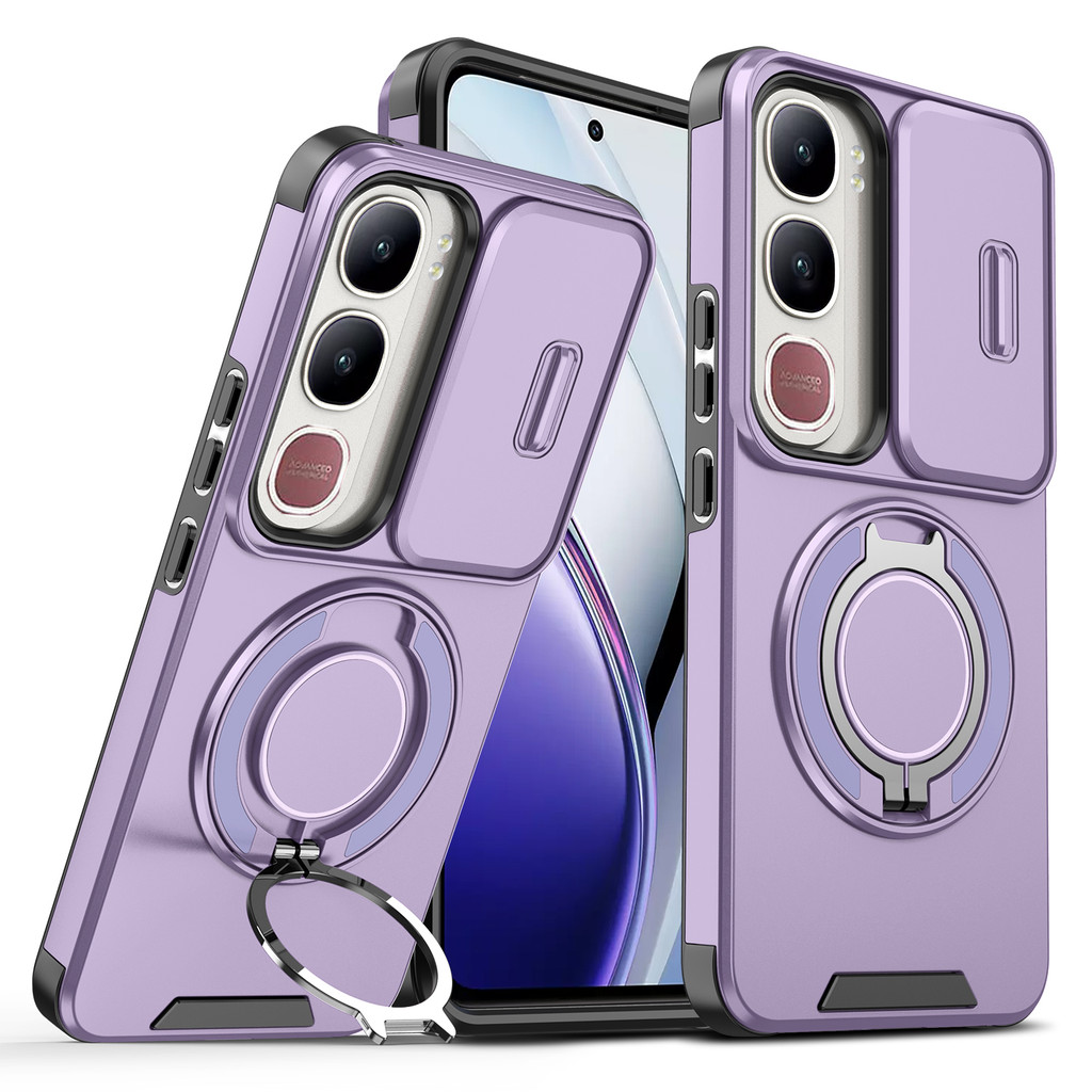 ปลอกสําหรับ Vivo Y21d Y31 5G VivoY21D VivoY31 5G 2025 หน้าต่างบานเลื่อนแหวนเคสโทรศัพท์วงเล็บกันกระแทกเลนส์ป้องกันขาตั้งผู้ถือฮาร์ดปกหลัง ราคา ถูกที่สุด ดีลบีเคเค แกลเลอรีภาพที่ 2