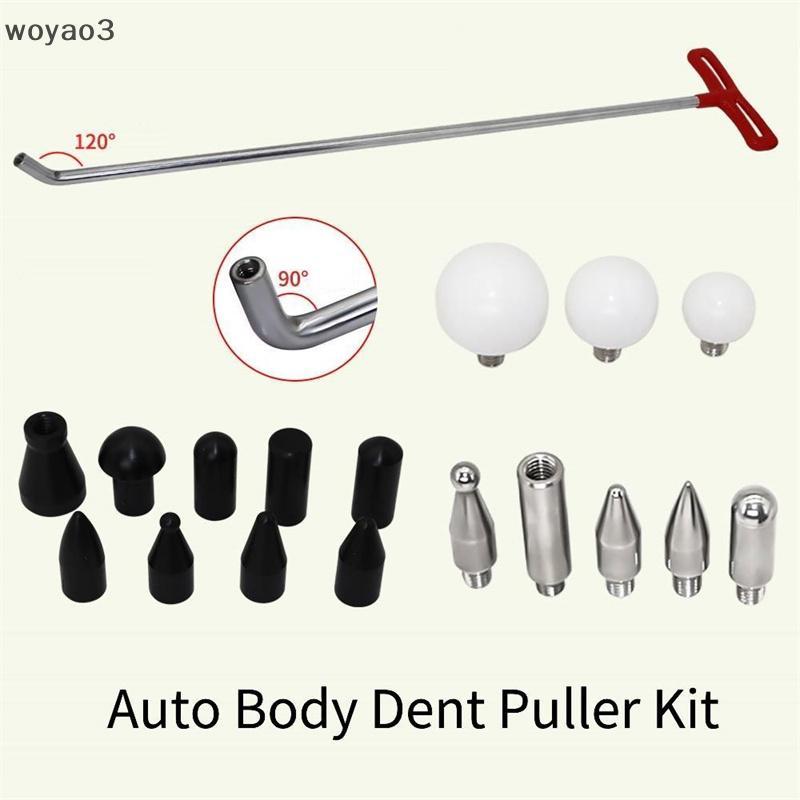 [woyao3] เครื่องมือซ่อมรถยนต์ Dent Puller Auto Body Dent Puller Kit Stable Dent Removal พร้อมด้ามจับ