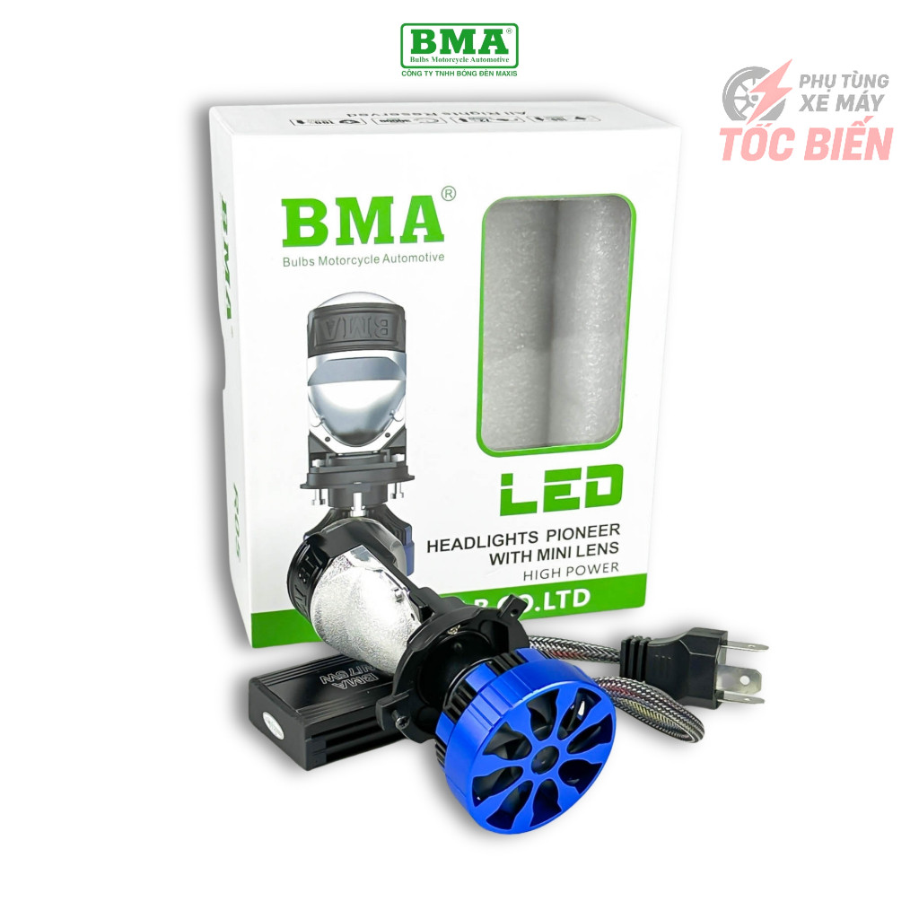 R05 BMA ไฟหน้า LED ทรงกลม Bi-S - ไฟหน้าซุปเปอร์ 120W เฉพาะในการติดตั้งรถยนต์ - รถจักรยานยนต์ - ความเ