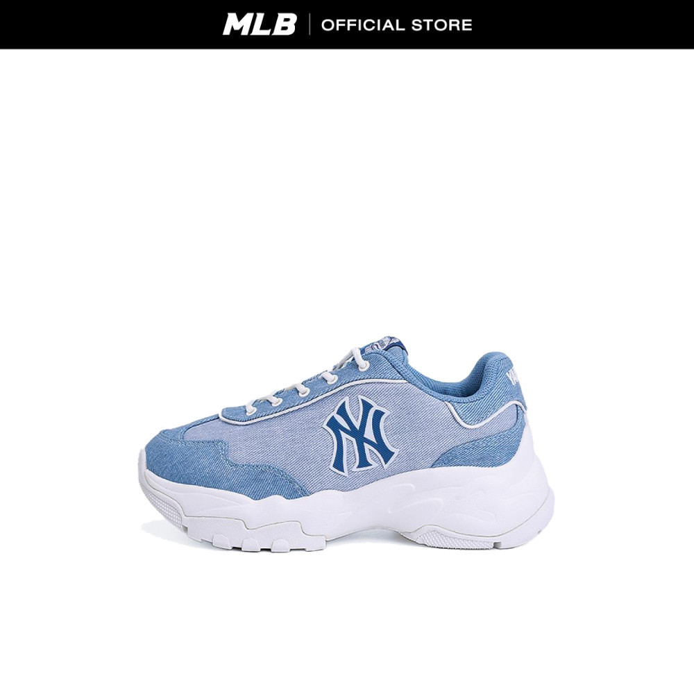 MLB รองเท้าผ้าใบ ยูนิเซ็กส์  Bigball Chunky Denim Small Logo (Sl) รุ่น 3ASHD075N 50BLS สีฟ้า