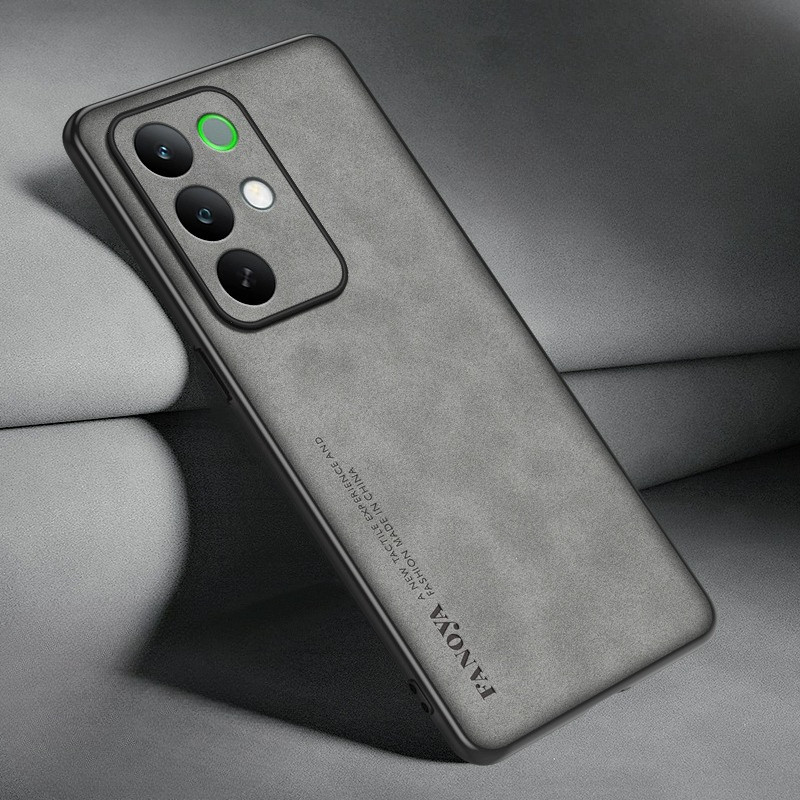 กรณีสําหรับRealme C85 C85Proหนังแกะหนังกันกระแทกด้านหลังสําหรับRealme C85 Pro 15XธรรมดาPUหนังMatteกันชนTPUกรอบนุ่ม