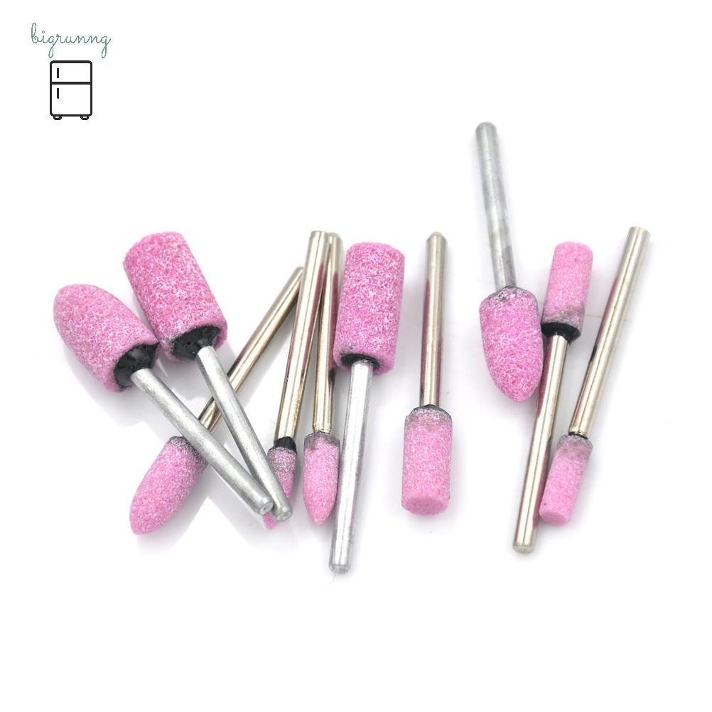 [BRN] 10X สีชมพูขัดติดหินโรตารี่เครื่องมือบดล้อ TH