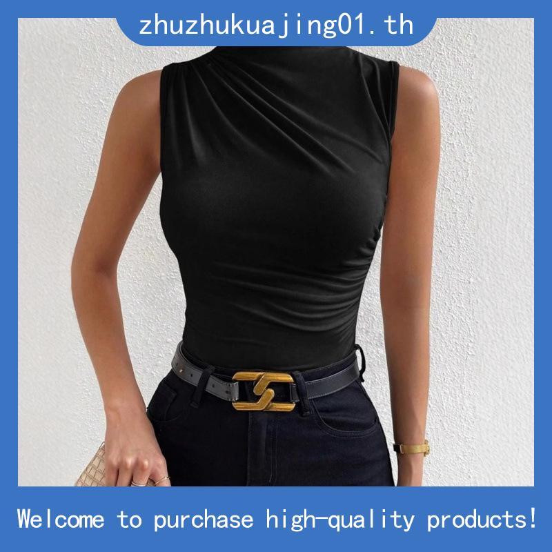 MACHMACHTHELABEL - Rina Draped Top เสื้อเดรปแขนกุด/ปาดไหล่ ใส่ได้หลายแบบ (พร้อมส่งยกเว้นสี mocha mou