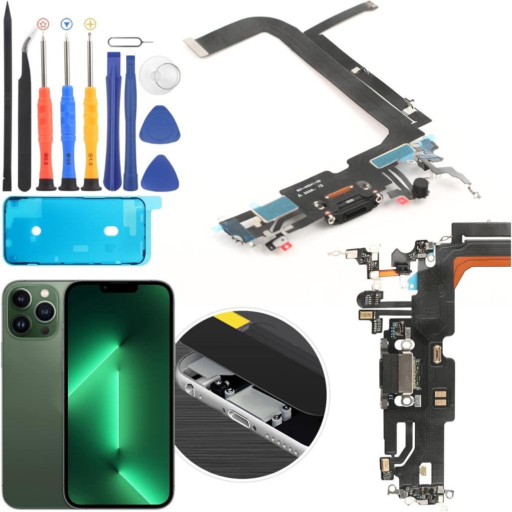 YWLRONG Dock Connector สําหรับ iPhone 13 Pro Max พอร์ตชาร์จ Flex Cable สําหรับ iPhone 13 Pro Max USB