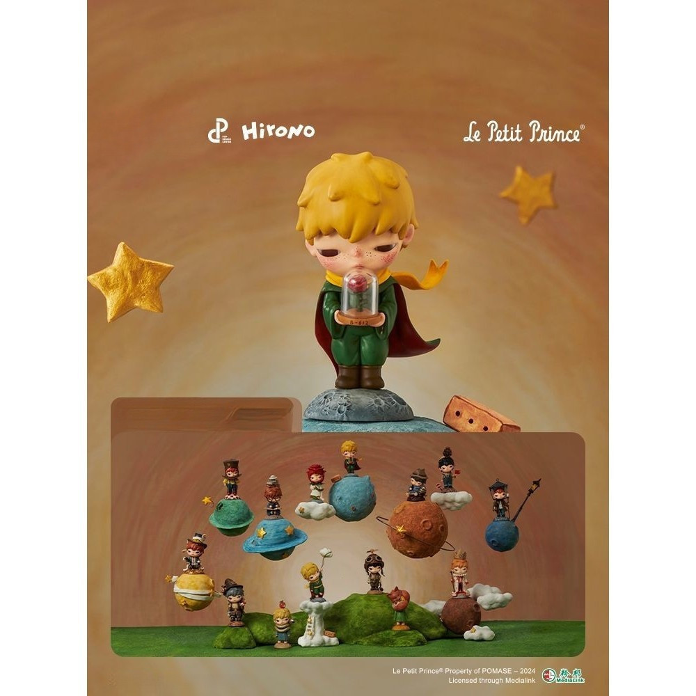 POPMART Hirono  Le Petit Prince ซีรีส์เจ้าชายน้อย ของเล่นศิลปะของแท้