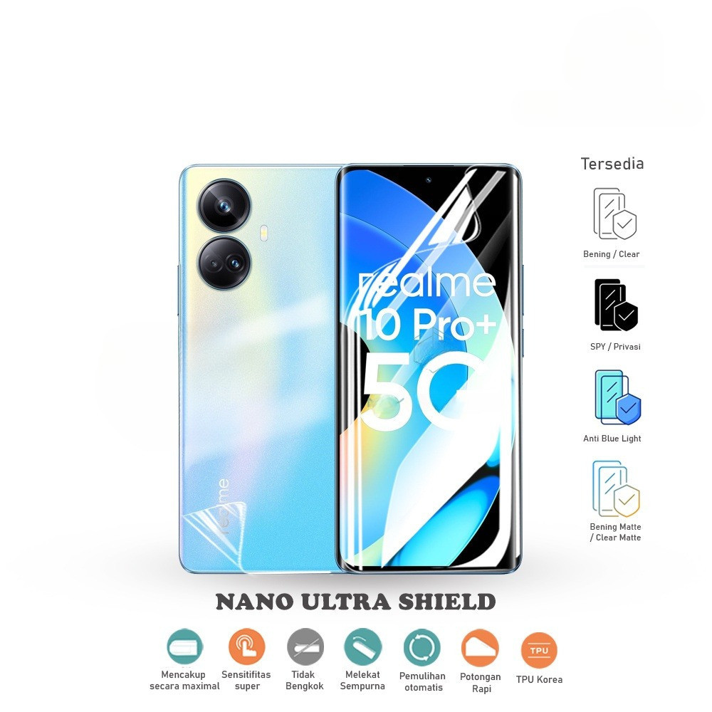 ไฮโดรเจลป้องกันรอยขีดข่วน REALME 2 /2 PRO /3 /3 PRO /5/5I/5S /5 PRO /6 / 6 PRO /7 /7I /C17 /7 PRO /8