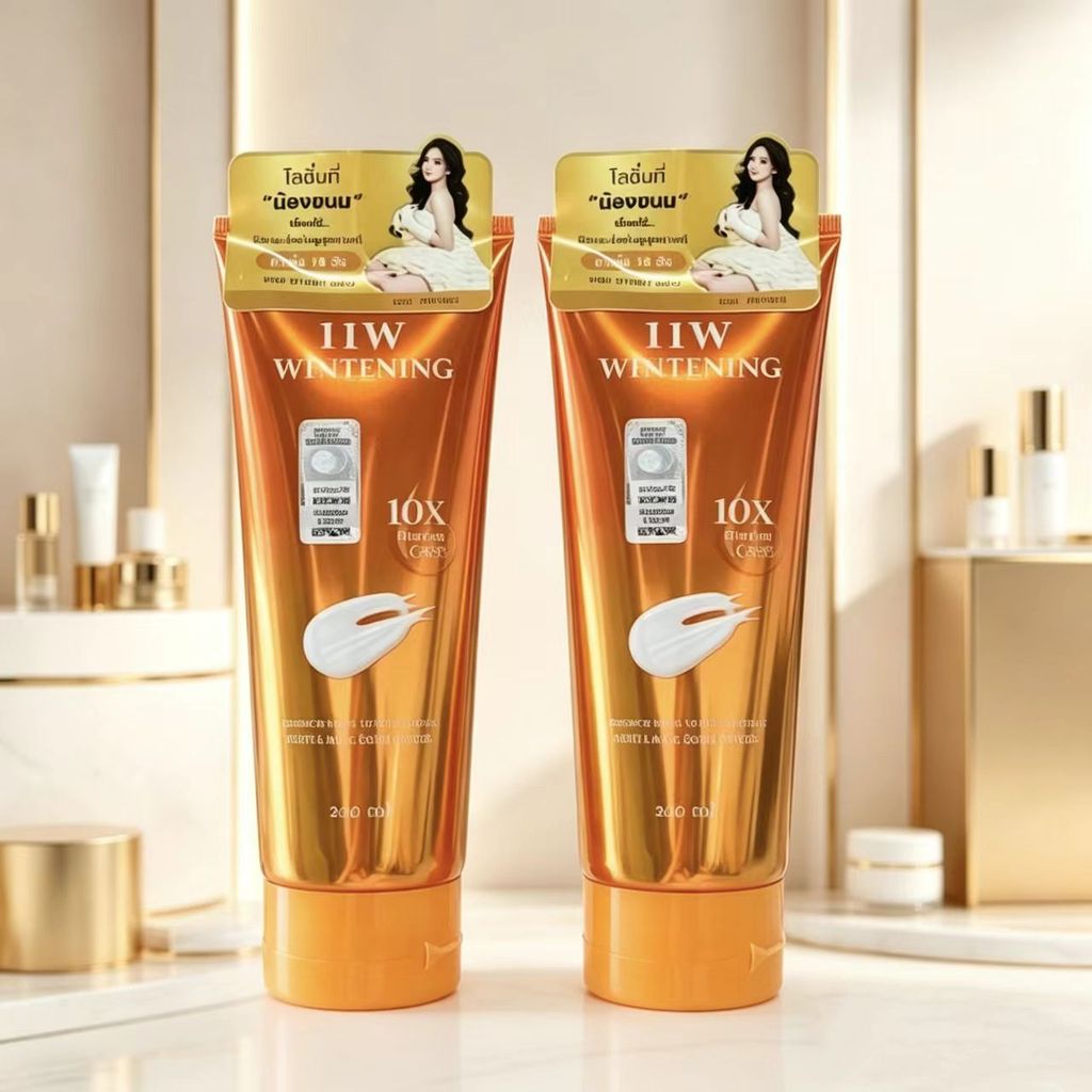 1แถม1 (ได้2ชิน) 11W Whitening body otIon (สตกเกอร์ใหม่ล่าสุด) โลชันนำตบผิวกาย บอด์โลชัน คริม มอยส์เจอร์โรเซอร์
