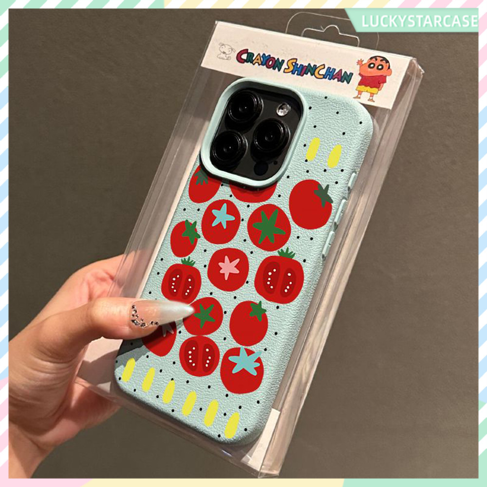 มะเขือเทศน่ารัก เคสโทรศัพท์ For iPhone 11 13 16 pro max Case For iPhone 13 17 15 pro max 12 13 pro max 16 Plus XR XS