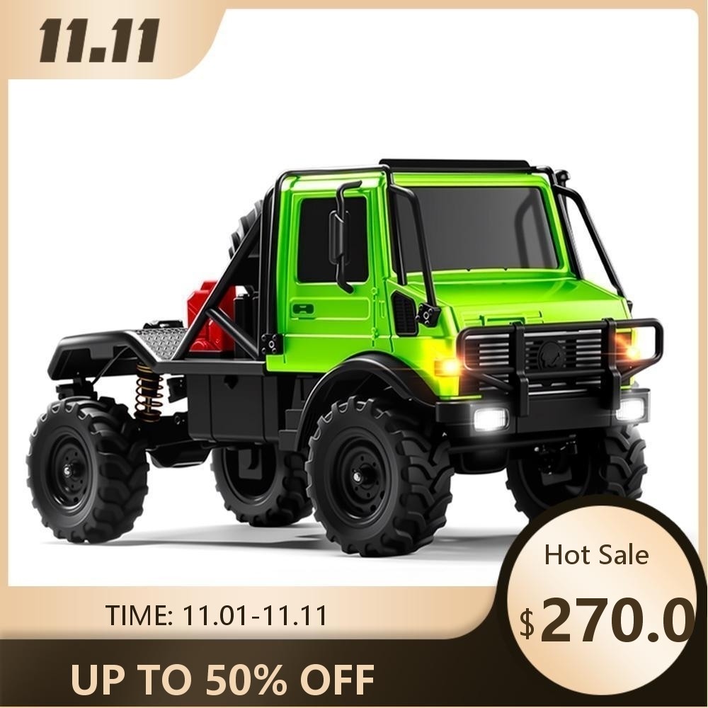 2026NEW MN333 RC รถ 1/18 ครึ่งการ์ดสี่ล้อไดรฟ์ Full Proportional คันเร่งพวงมาลัย 4WD ปีนเขา Off-road