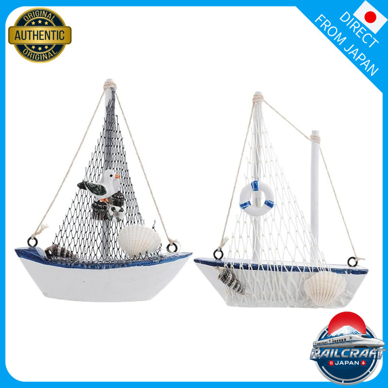 HOMSFOU 1 set sailing model decoration, Mediterranean style yacht, delicate sailboat, creative yacht