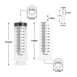 💥ถูกสุด ไซริงค์ 100ml-550ml Syringe ไซริงค์ป้อนอาหารนก สัตว์เลี้ยง แถมสายยาง 30ซม พร้อมส่งจากไทย