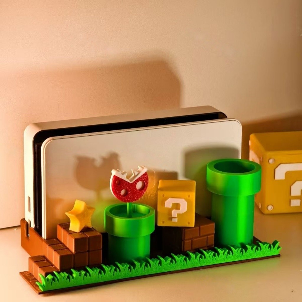 Nintendo Switch Controller Stand, Mario Theme, Switch 1/2 Generation, Personalized Customization