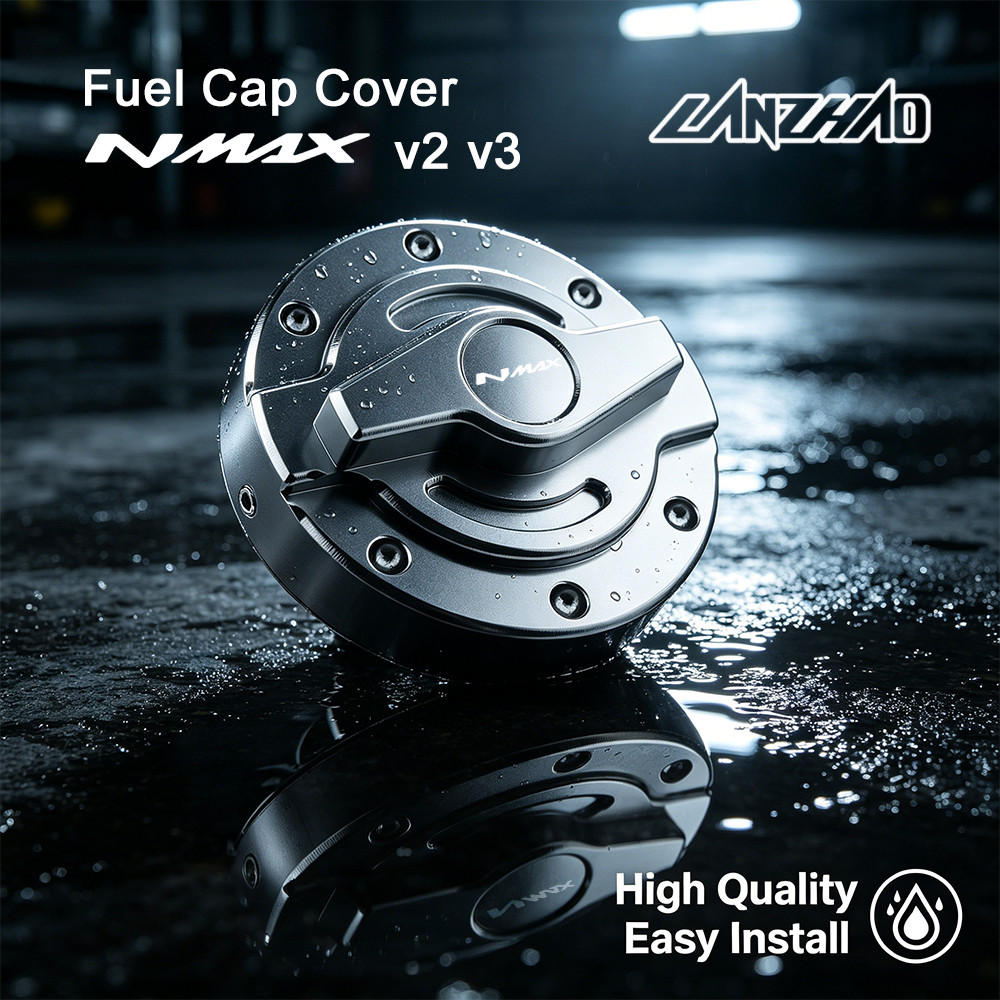 ฝาครอบฝาถังน้ำมัน สำหรับใส่ CNC YAMAHA NMAX v2 v3 2020-2025 Turbo