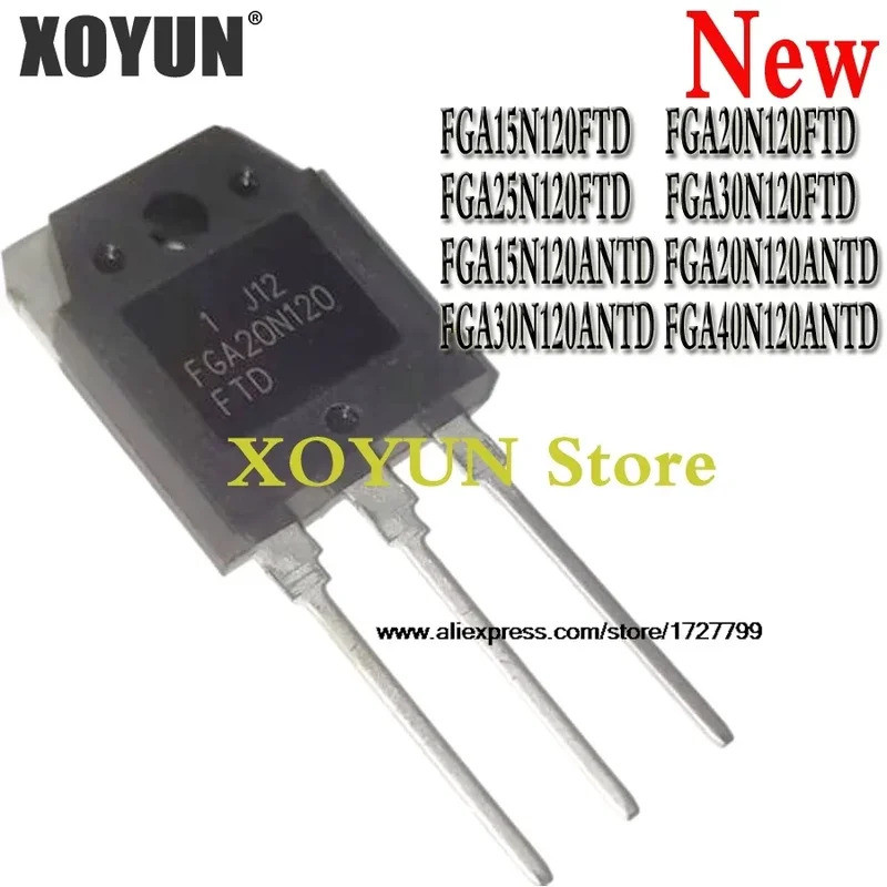 5 ชิ้น FGA15N120FTD FGA20N120FTD FGA25N120FTD FGA30N120FTD FGA15N120ANTD FGA20N20ANTD FGA30N120NTD i