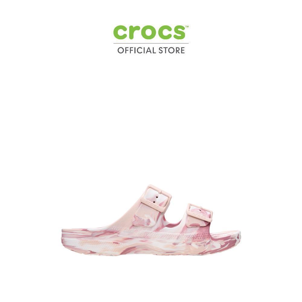 CROCS รองเท้าแตะผู้หญิง SATURDAY SANDAL MARBLED   รุ่น 213297-6WS - QUARTZ/MULTI