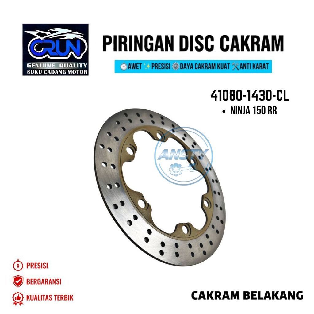 41080-1430-CL CRUN แผ่นด้านหลังแผ่น Kawasaki NINJA 150 RR