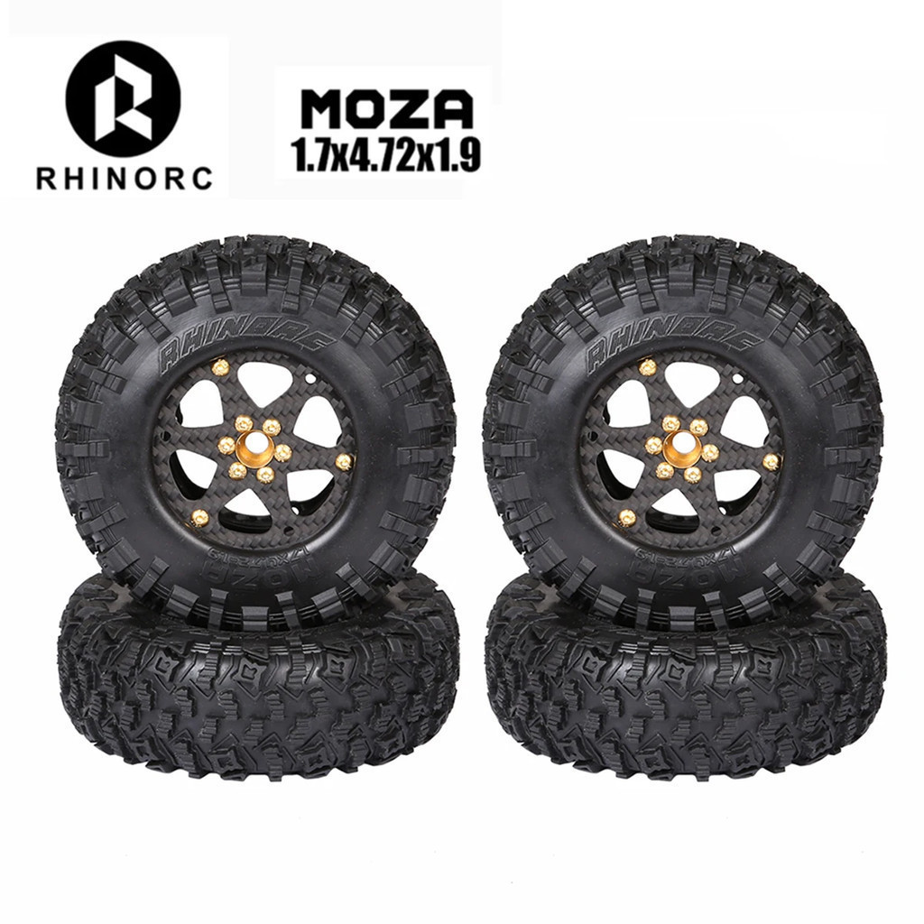 (TH) RhinoRC MOZA 1.9 นิ้วการแข่งขันยางแคบคาร์บอนไฟเบอร์อลูมิเนียม 2.2 นิ้วล้อสําหรับ Sporty class 1