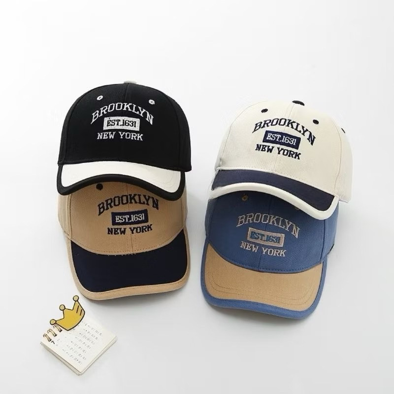 6เดือน-3ปี | BROOKLYN XBACK LOOK Kids BASEBAL Hat - Unisex - รุ่นใหม่เกาหลี