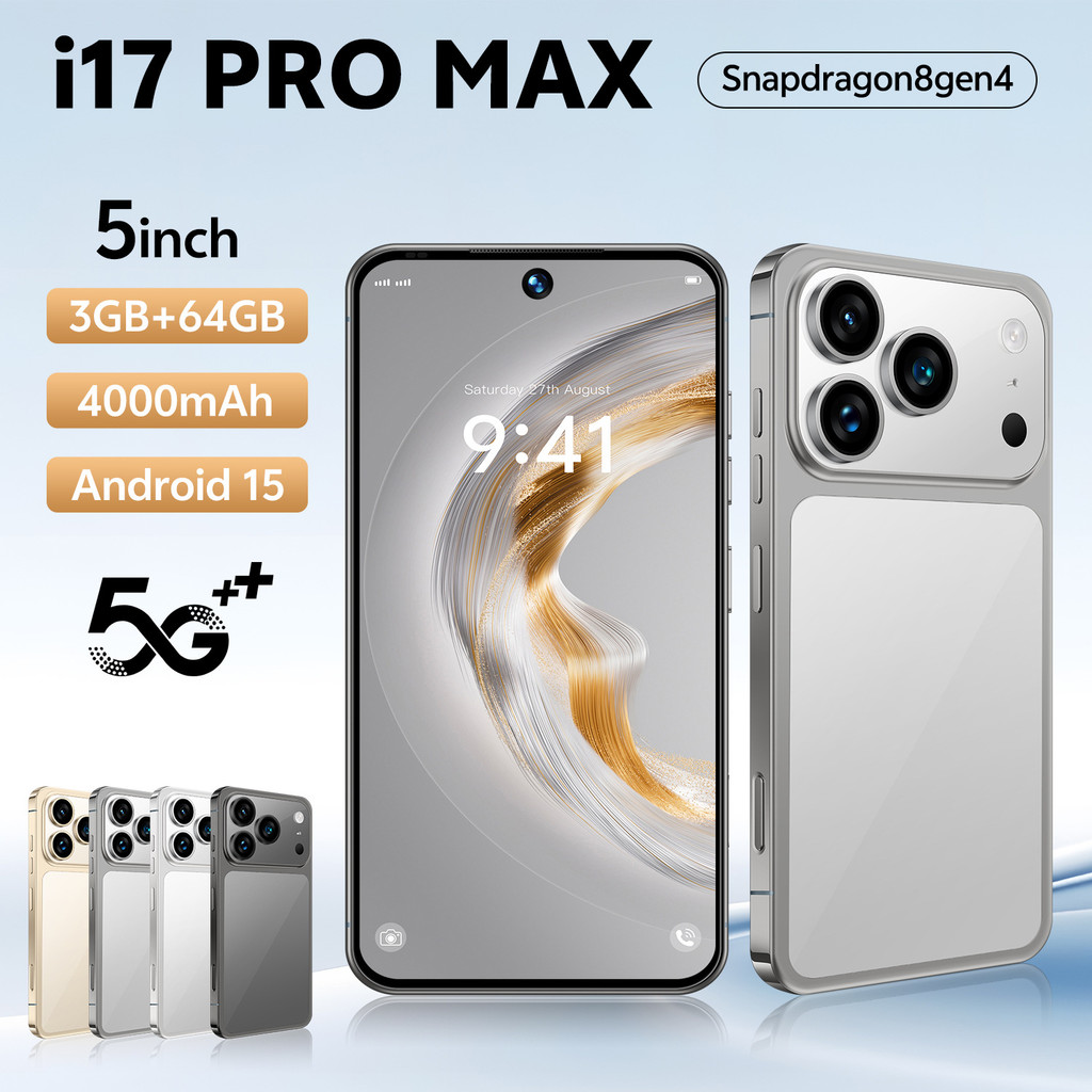 Mini Mobile Phone i17ProMax2+16 Pocket Small Mobile Phone 15cm Google Store Backup Mobile Phone คลัง