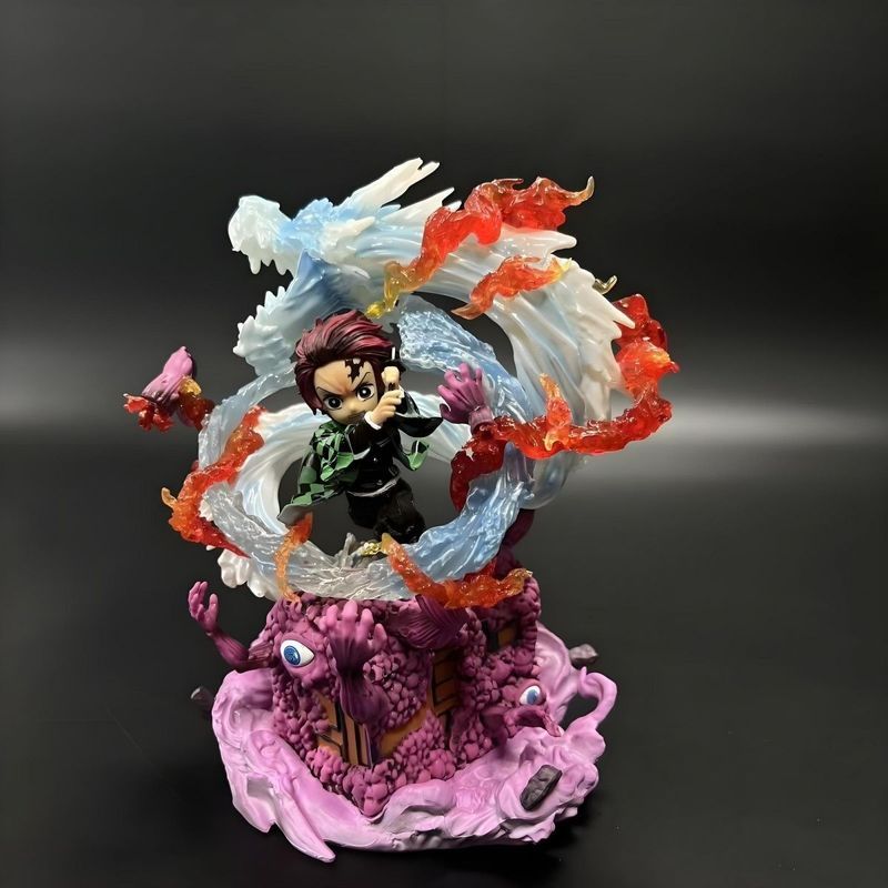 tanjiro figure nezuko muichiro tokito giyu tomioka inosuke new style demon slayer figure