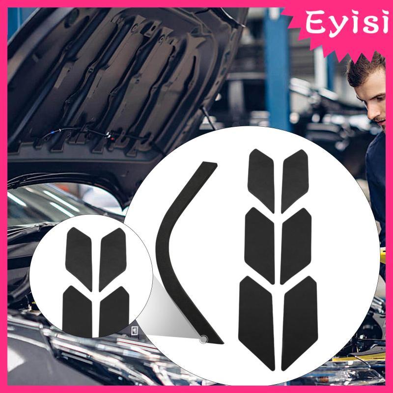 [Eyisi] 7 ชิ้นแห้ง Bay Vent Block ชุดยางสีดําล้างรถเครื่องยนต์ Bay แทรกน้ําป้องกันสําหรับ C8 Stingra