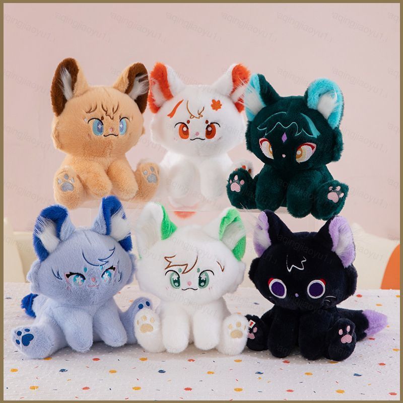HQ Genshin Impact Sprigatito ตุ๊กตาตุ๊กตา Furina แมวตุ๊กตาของเล่นหมอนเบาะสําหรับเด็กคอลเลกชันของขวัญ