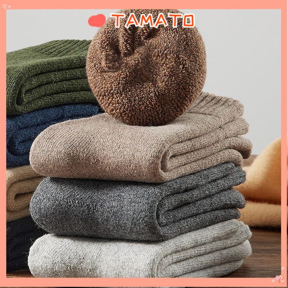 ถุงเท้า TAMATO Snow Terry สำหรับทั้งผู้ชายและผู้หญิง ทำจากเมอริโนะวูล ยืดหยุ่น และให้ความอบอุ่นในฤดูหนาว