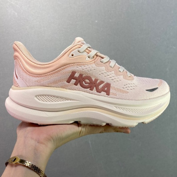 Hoka Bondi 9 รองเท้ากีฬาผู้ชายและผู้หญิง Hoka Bondi 8 รองเท้าวิ่ง