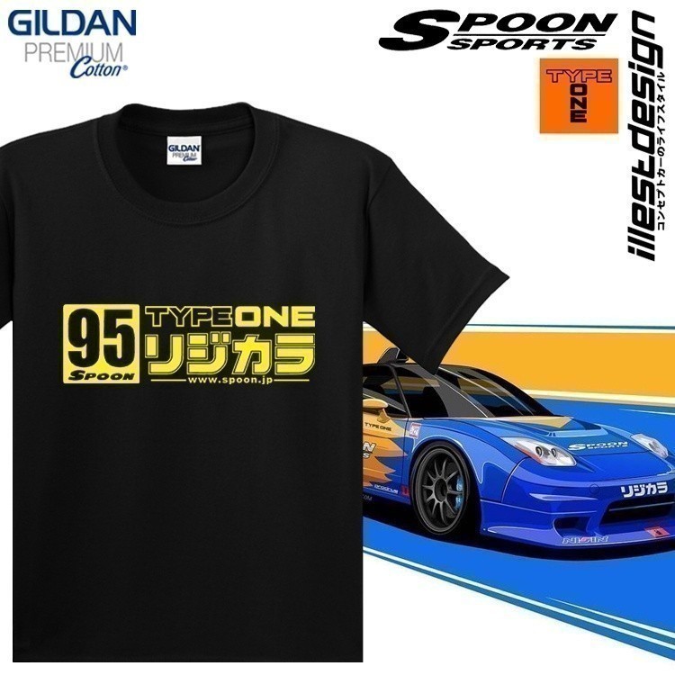 2025 fashion 23 Auto Tees: Spoon Sports CPB106 JDM Design Tshirt. CIVIC TYPES FD2R FK2R FK8R EK9R AC