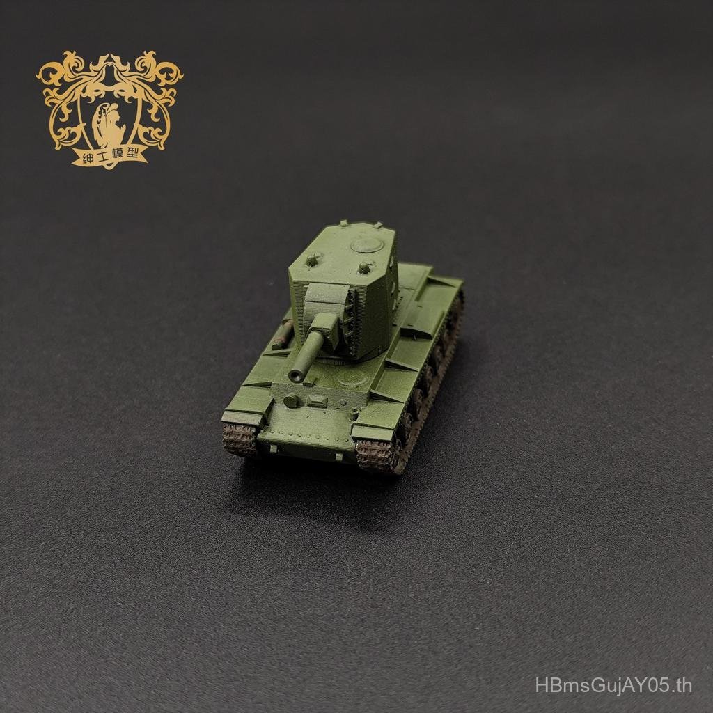 สินค้าใหม่ KV-2 Heavy Tank [Turrent Improvement Type] 1/144 Scale Tank Model