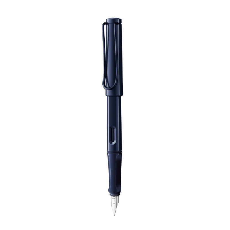 LAMY ปากกาหมึกซึม รุ่น 0A9 SAFARI DARK F หมึกสีน้ำเงิน ขนาด 0.5 มม.