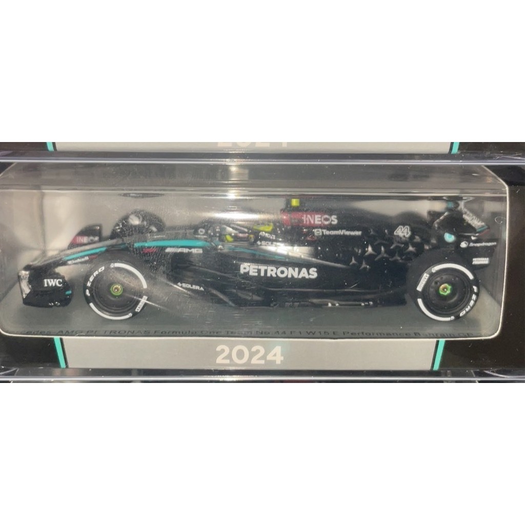 Spark 1/43 Meben w15 2024 Bahrain Station Hamilton