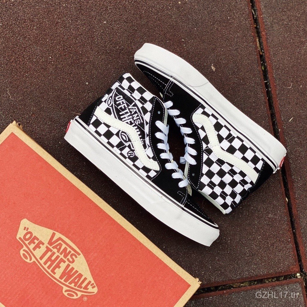 Vans SK8-Hi High Cut Shoes สําหรับผู้ชายและผู้หญิงรองเท้า HTHB YWDI