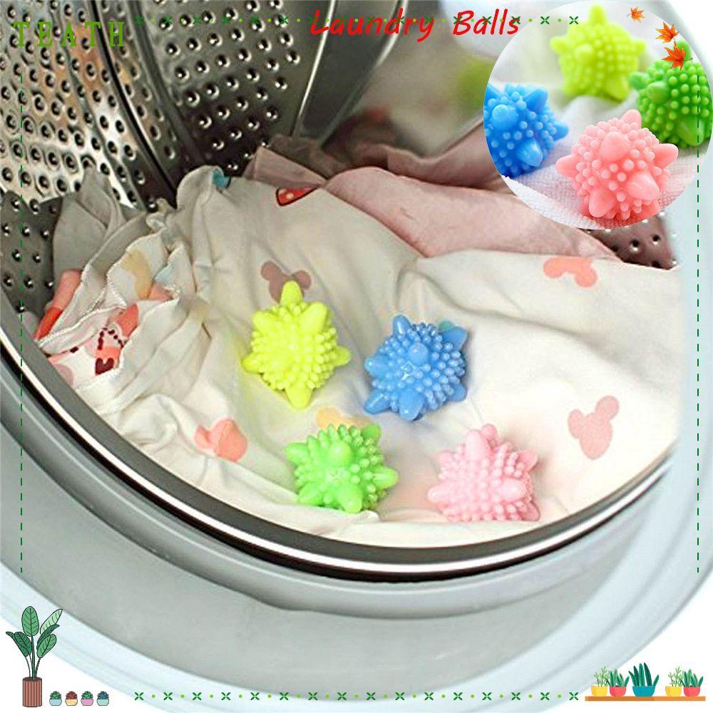 TEATH Laundry Balls Fresh Laundry Dryer Decontamination สําหรับ 1/6 ชิ้น