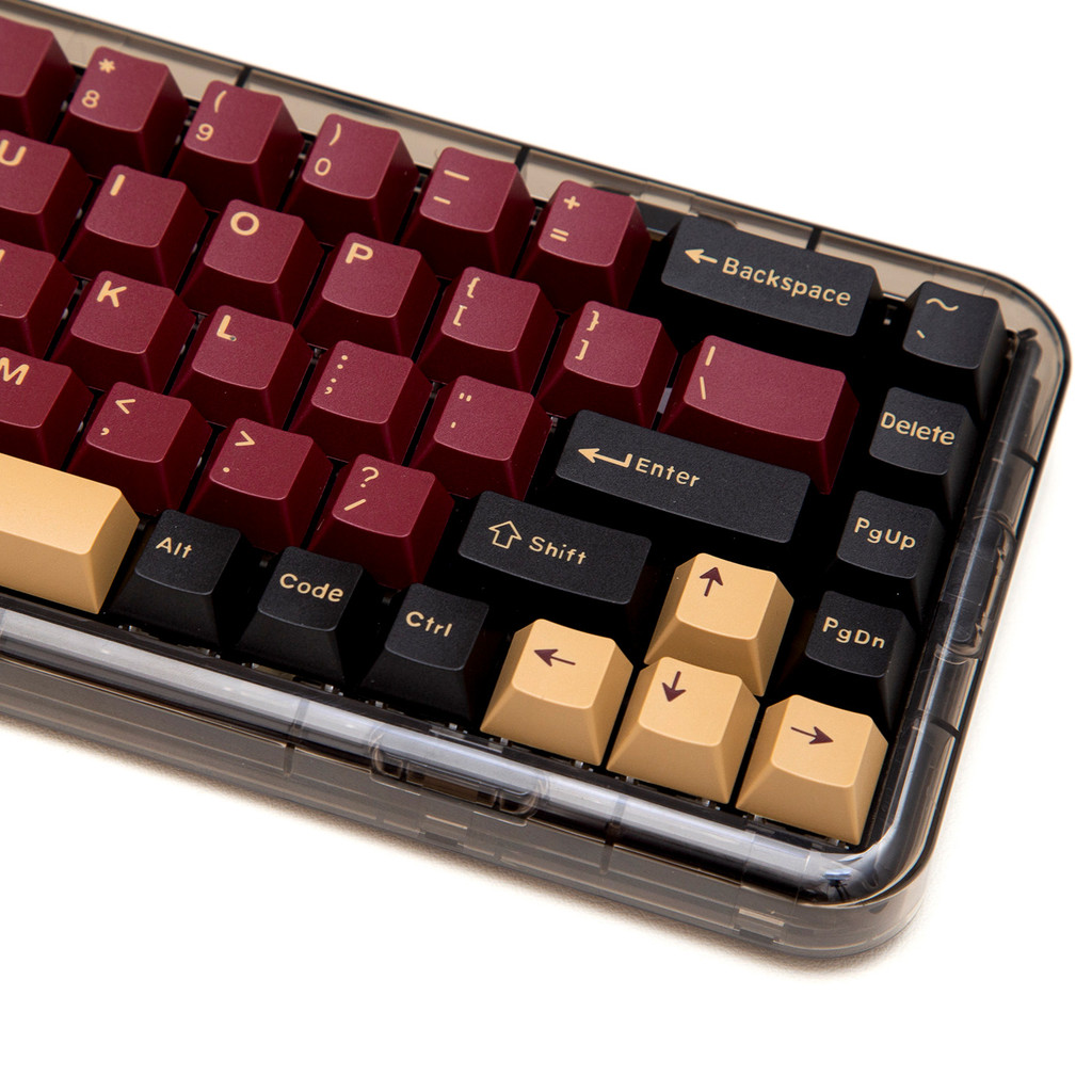 คีย์แคปไทย คีย์แคปลาย Red Samurai Keycap โรงงานเดิมความสูง PBT Two-Color Craft สีดํา IKBC Ningzhi 61