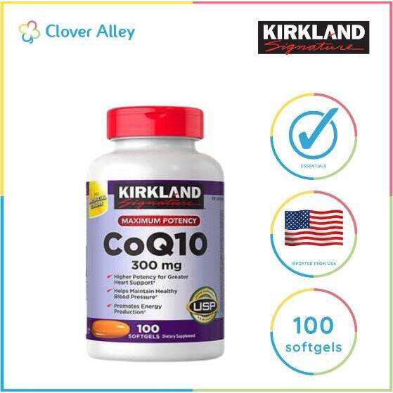 *KL READY STOCKS*kirkland coq10 CoQ10 300mg, 100 softgels Kirkland
