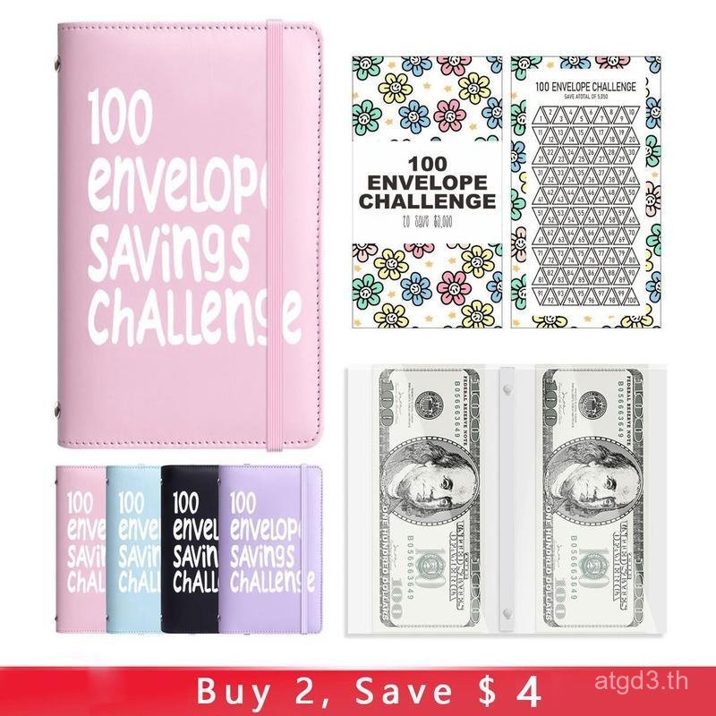 Shop BlackFriday100 Days Money Saving Challenge Coin Envelope BudgetStorage Book - Binding Covers Da
