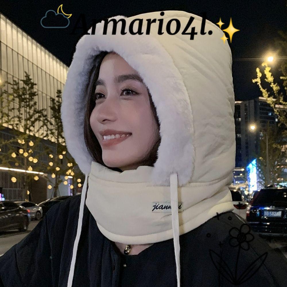อามาริโอ หมวกอบอุ่น, อบอุ่นลงผ้าฝ้ายไหมพรมสกี , ฤดูหนาวกันฝุ่น กันลม 4-ใน-1 หมวกป้องกันหู ไม่จํากัดเพศ