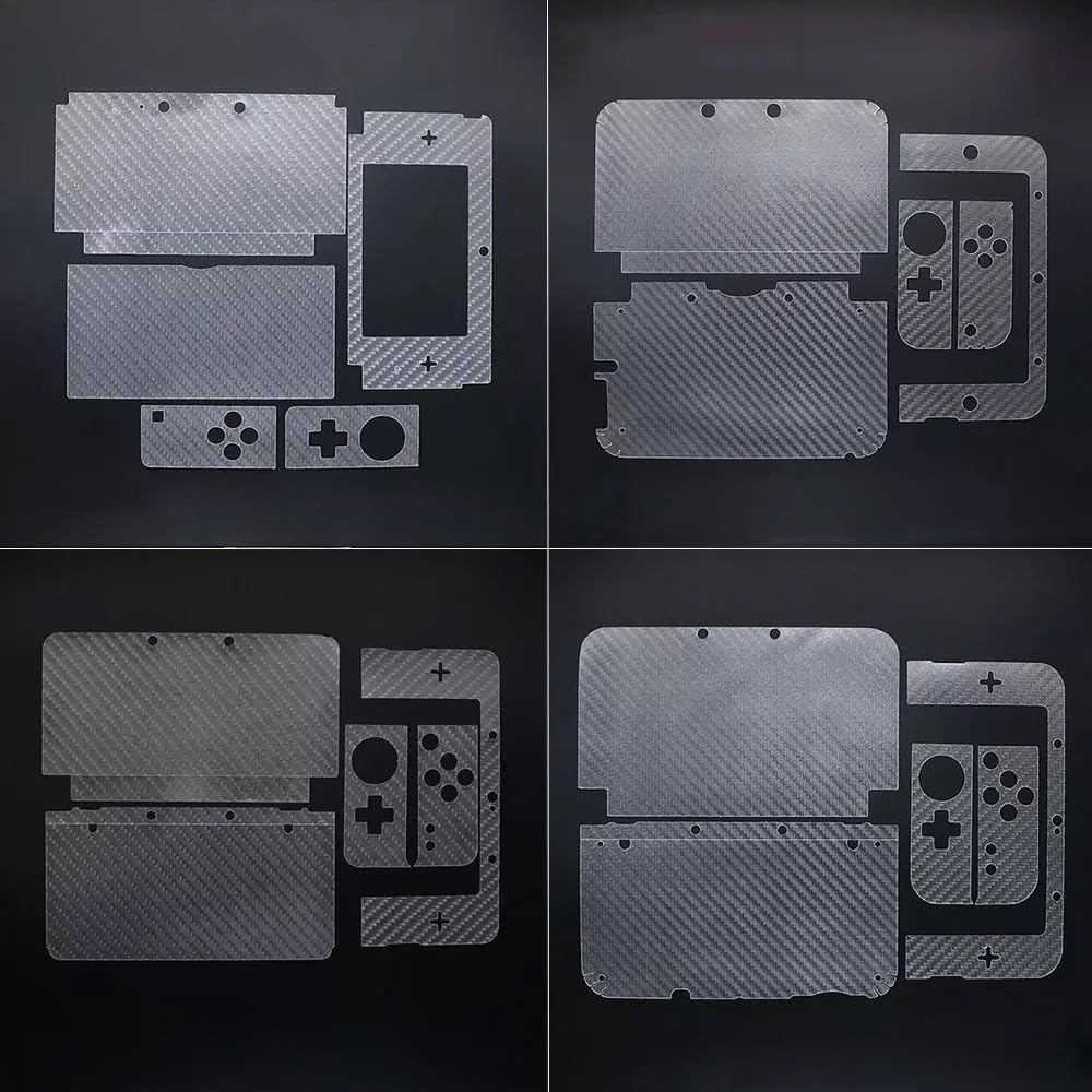 1 ชุดคาร์บอนไฟเบอร์ไวนิลผิวสติกเกอร์อุปกรณ์เสริมสําหรับ 2DS 3DS XL LL ใหม่ 2DS XL LL ใหม่ 3DS XL LL Controller