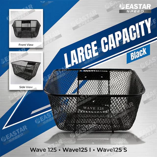 ตะกร้าหน้า เวฟ125 R/S/I บังลม/WAVE100S/WAVE110-Iเก่า ขนาดใหญ่'จุของได้เยอะ